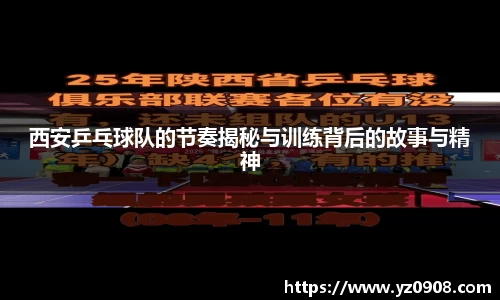 西安乒乓球队的节奏揭秘与训练背后的故事与精神