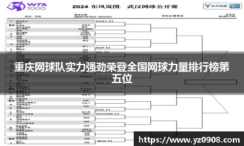重庆网球队实力强劲荣登全国网球力量排行榜第五位
